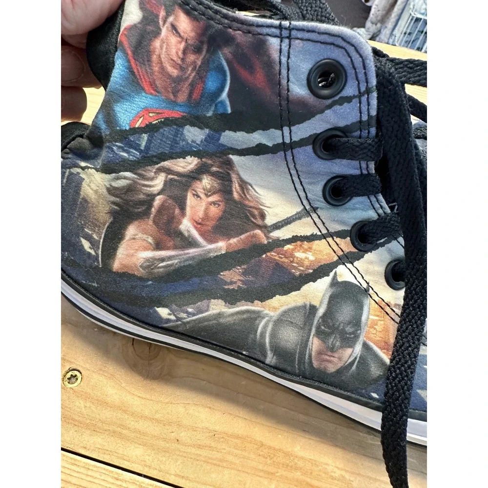 Converse Chuck Taylor All Star DC Comics Justice‎ League High Top Mens 8 - Picture 2 of 7
